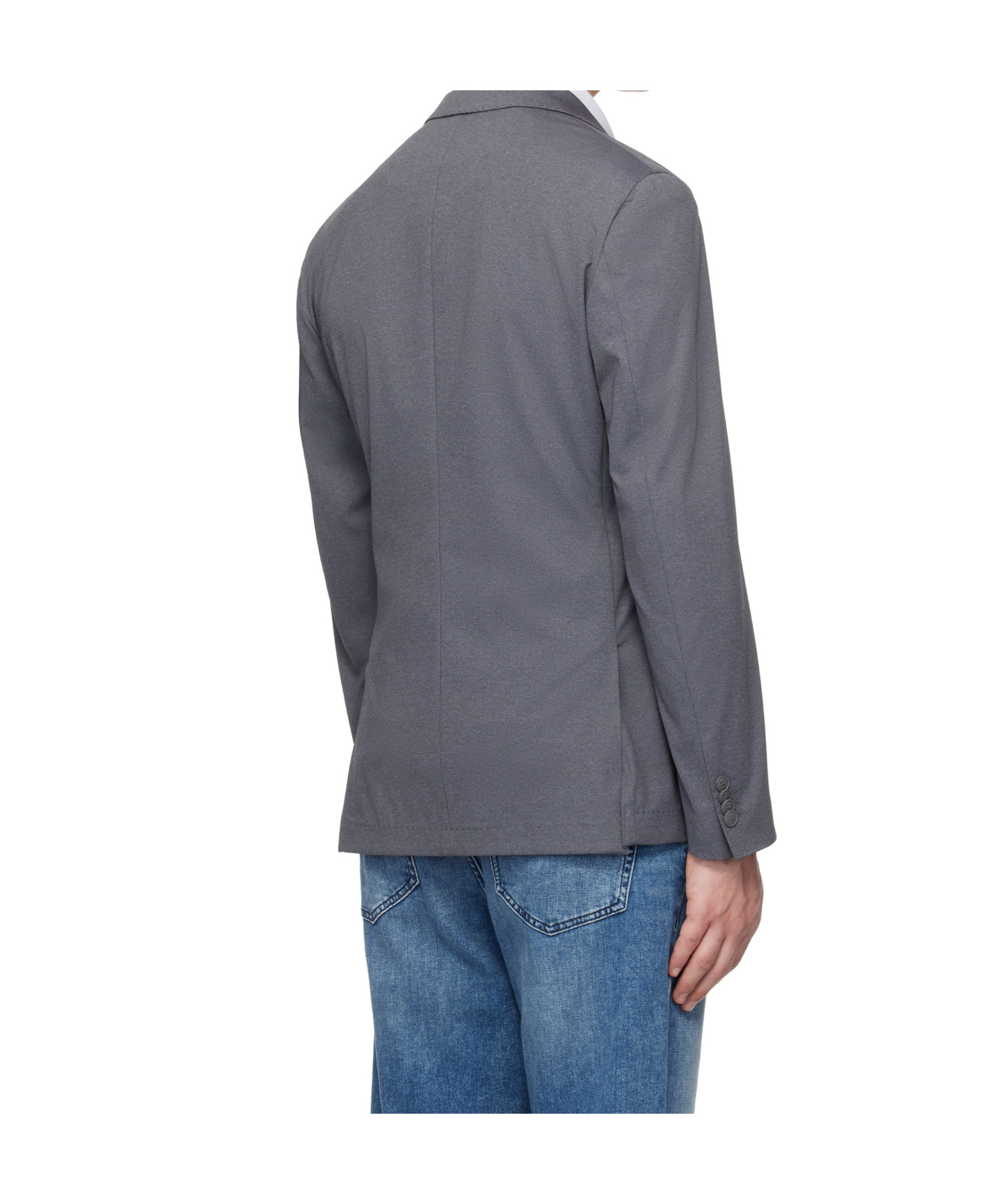 Hugo Boss Gray Slim Fit Blazer In Gray