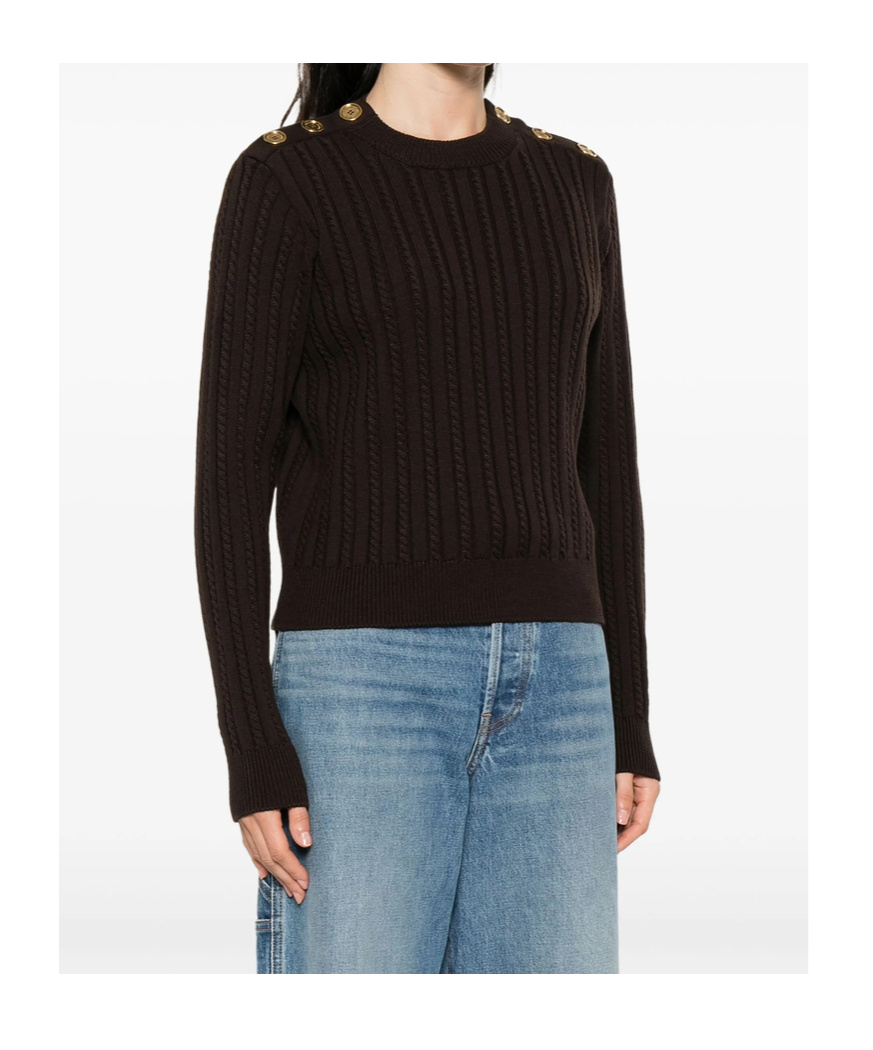 Golden Goose Brown Wool Blend Sweater