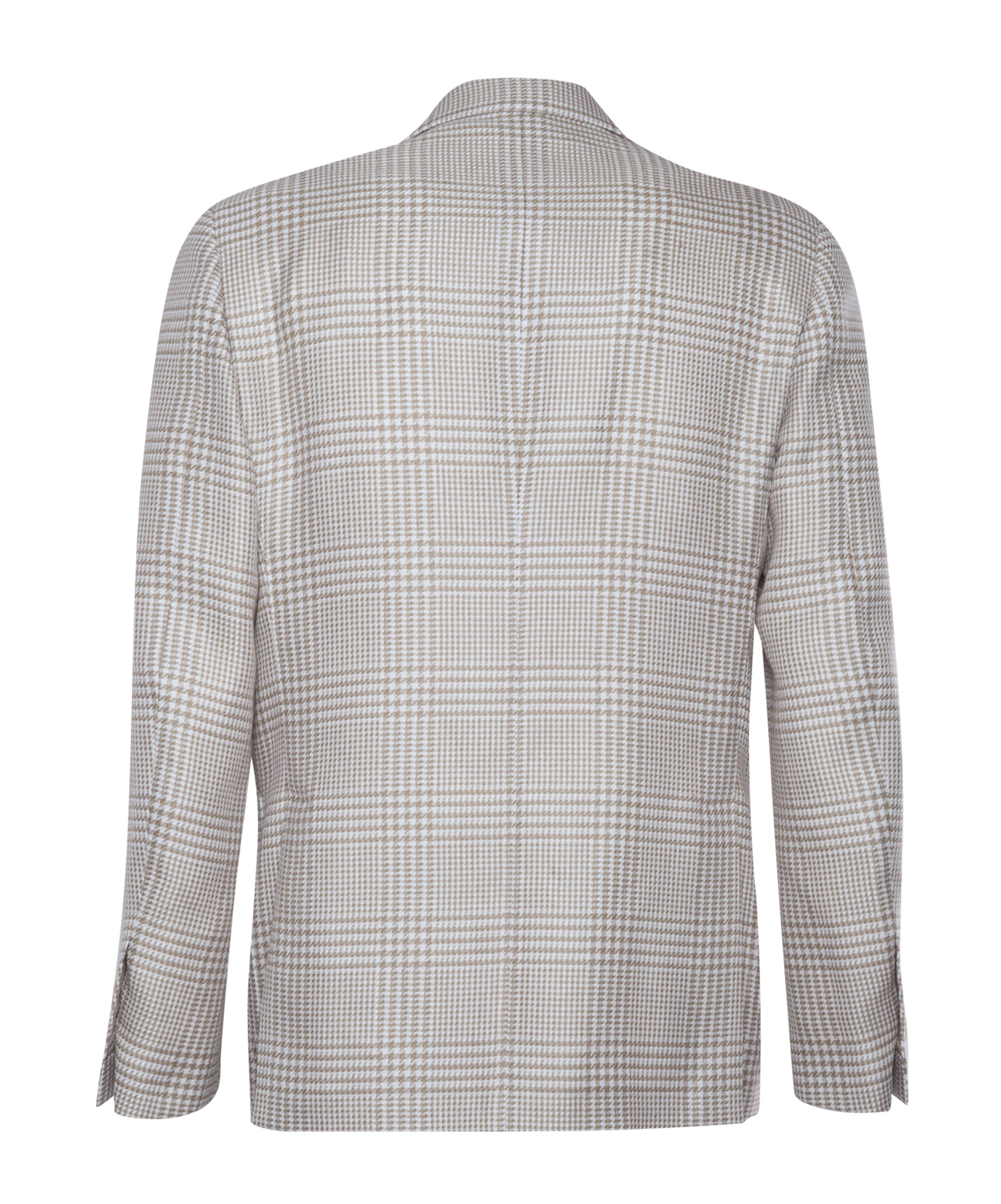 Lardini Tartan Single-breasted Blazer In Gray