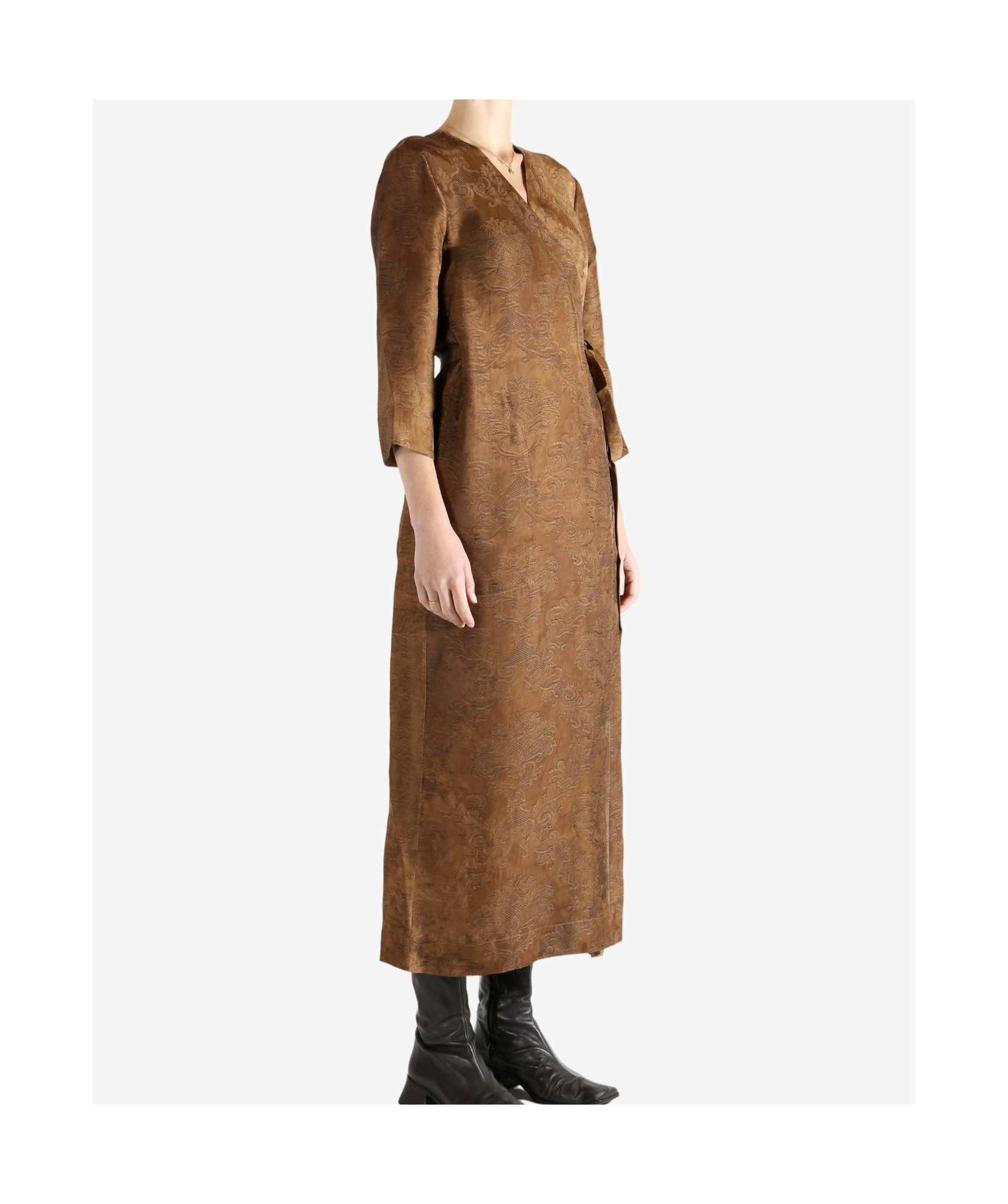 Uma Wang Anthea Dress In Brown