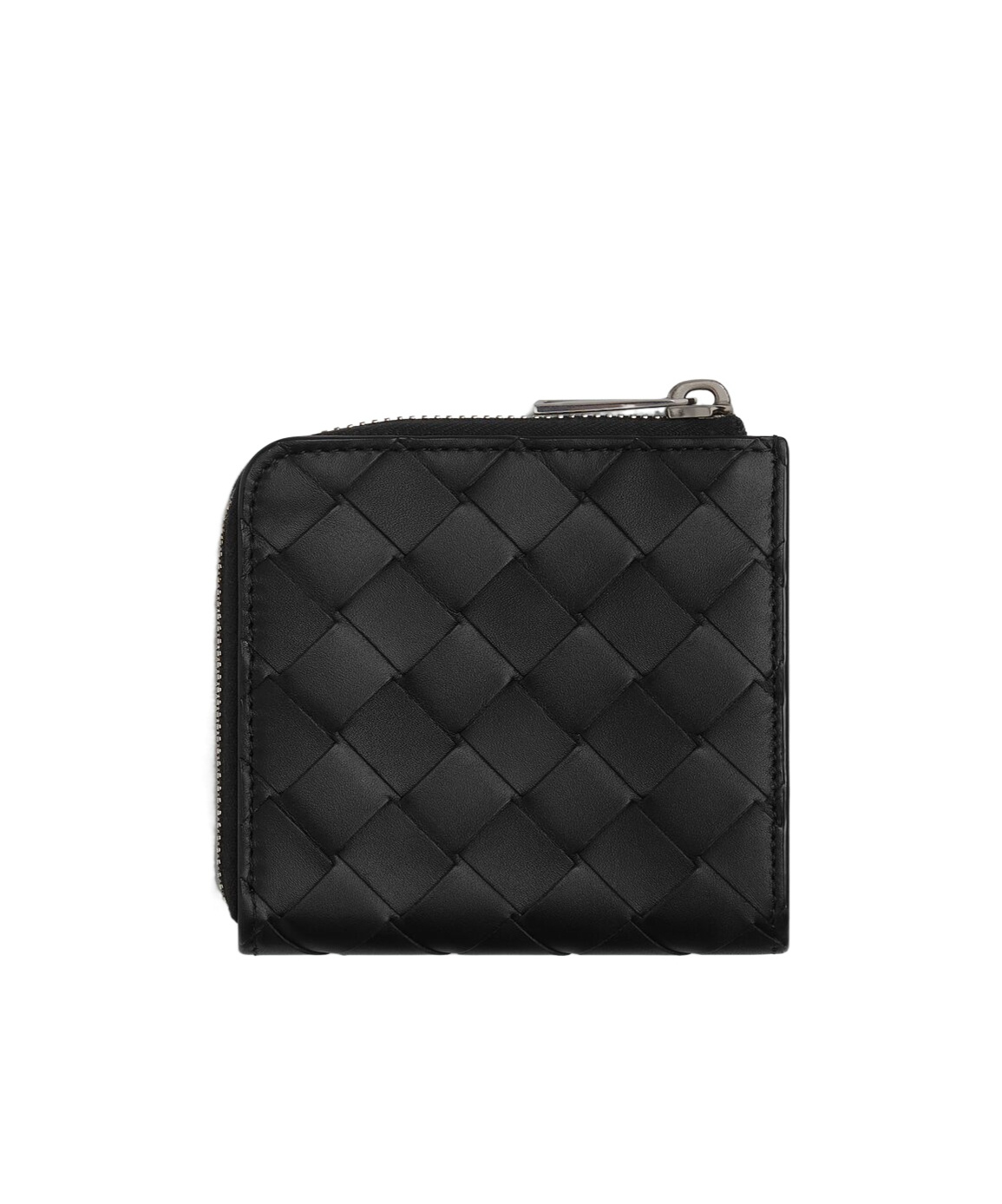 BOTTEGA VENETA INTRECCIATO SQUARE ZIP AROUND WALLET