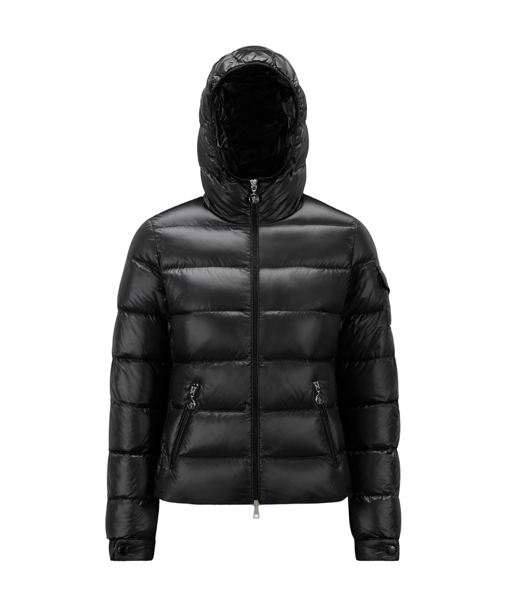 MONCLER GLES HOODED SHORT DOWN JACKET 