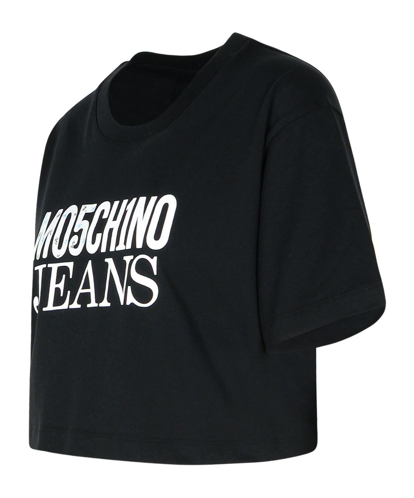 Moschino Jeans Woman T-shirt Black Size S Cotton In Black