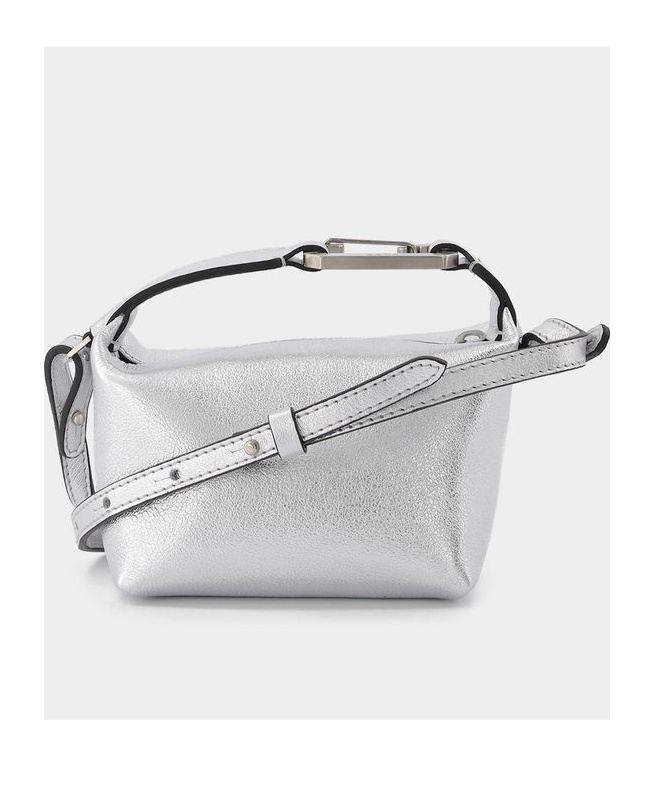 Era Zippered Shoulder Bag In Gray