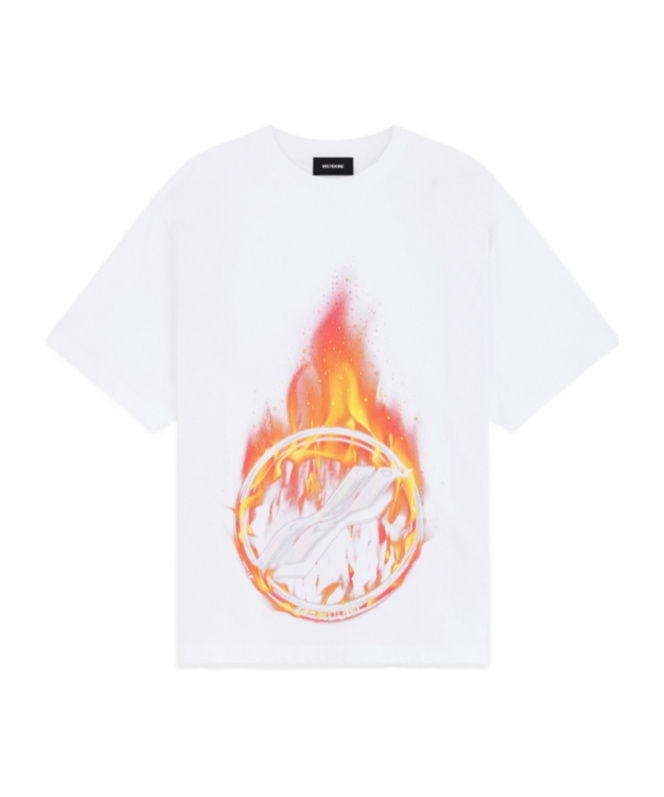 We11 Done Short-sleeved T-shirt In White