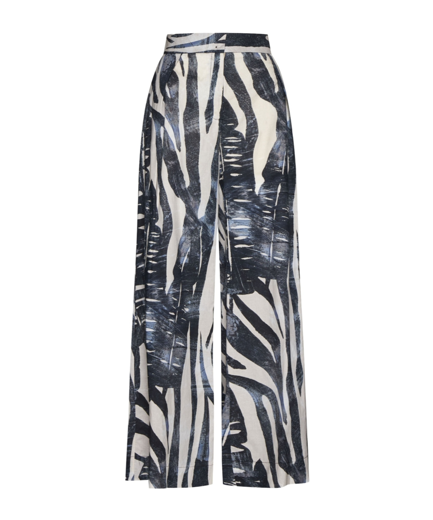 Kaos Printed Straight-leg Casual Pants In Black