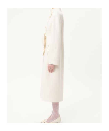 Valentino Wool-cashmere Double-breasted Overcoat In White