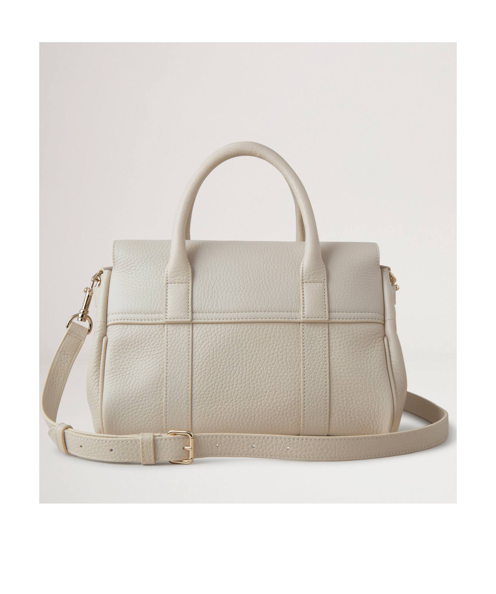 Mulberry Small Bayswater Leather Tote Bag In Nude
