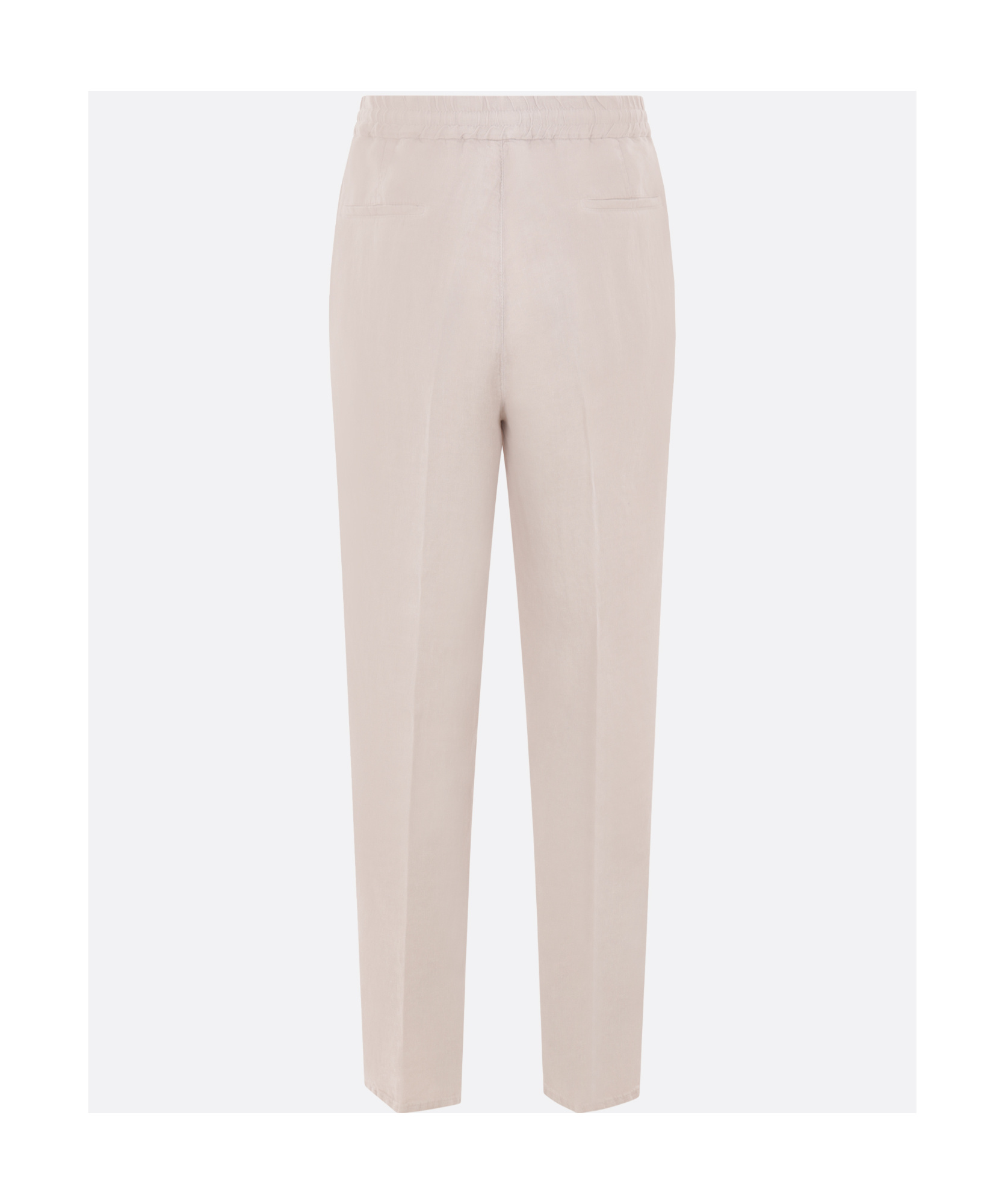 Brunello Cucinelli Elasticated Waistband Drawstring Pants In Nude