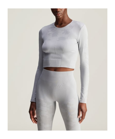 Shop Adidas By Stella Mccartney Truestrength Top In Gray