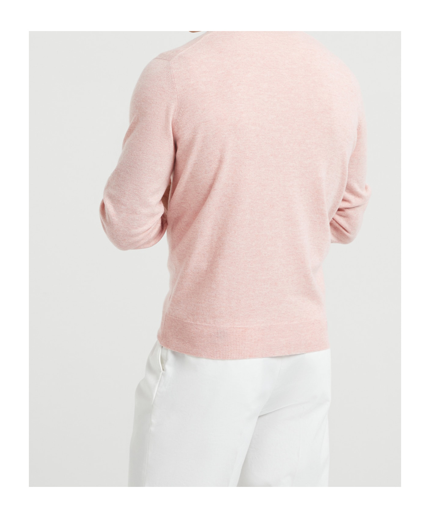 Brunello Cucinelli Cashmere Sweater In Pink