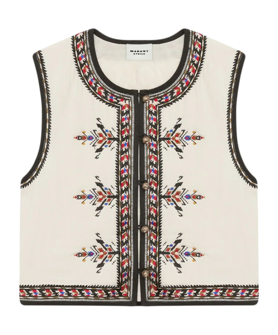 Isabel Marant Étoile Isabel Marant Etoile Zeana Embroidered Vest In White