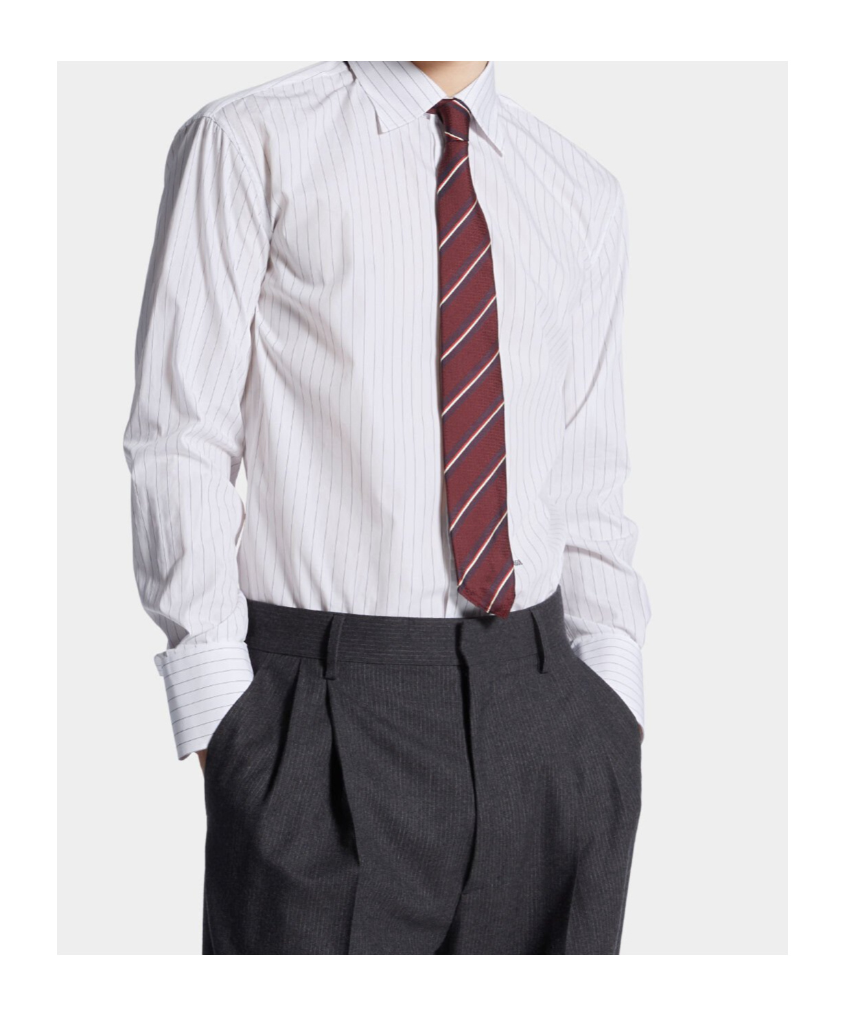 Dsquared2 Relax Dan Spread Collar Shirt In Multi