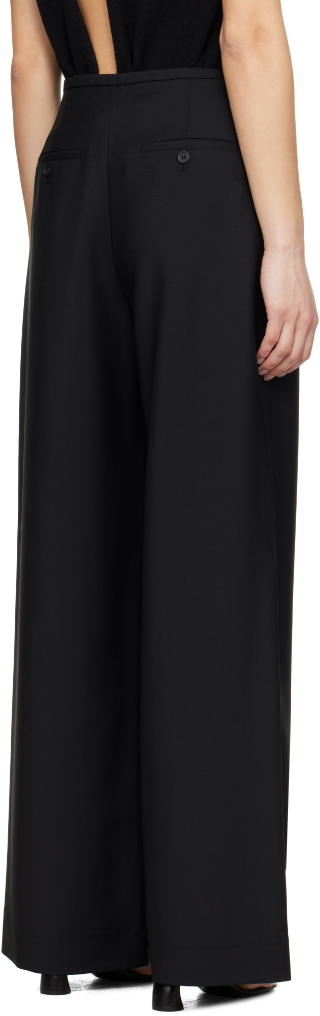 Rohe Drawstring Casual Pants In Black
