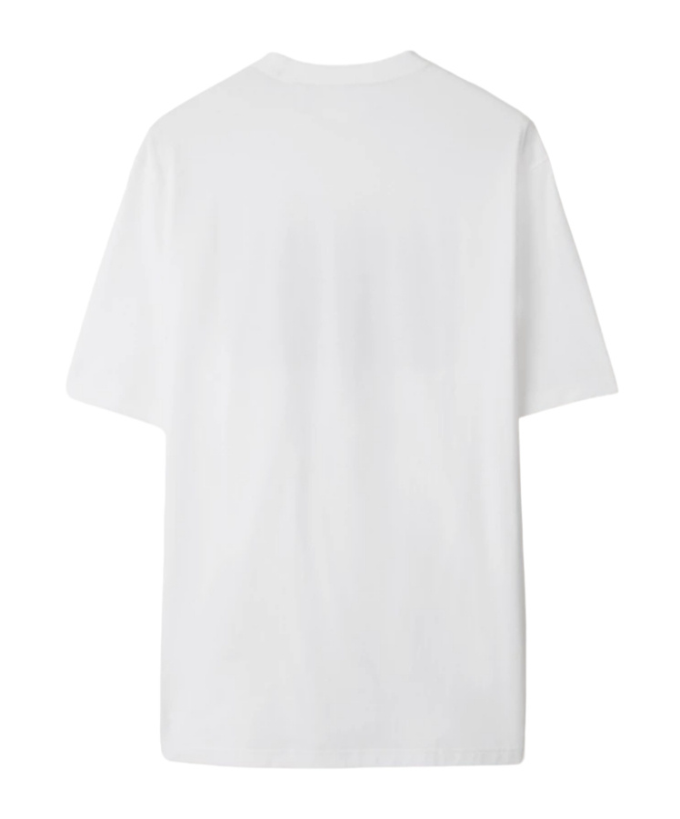 Burberry T-shirt With Round Neck And Short Sleeves In White