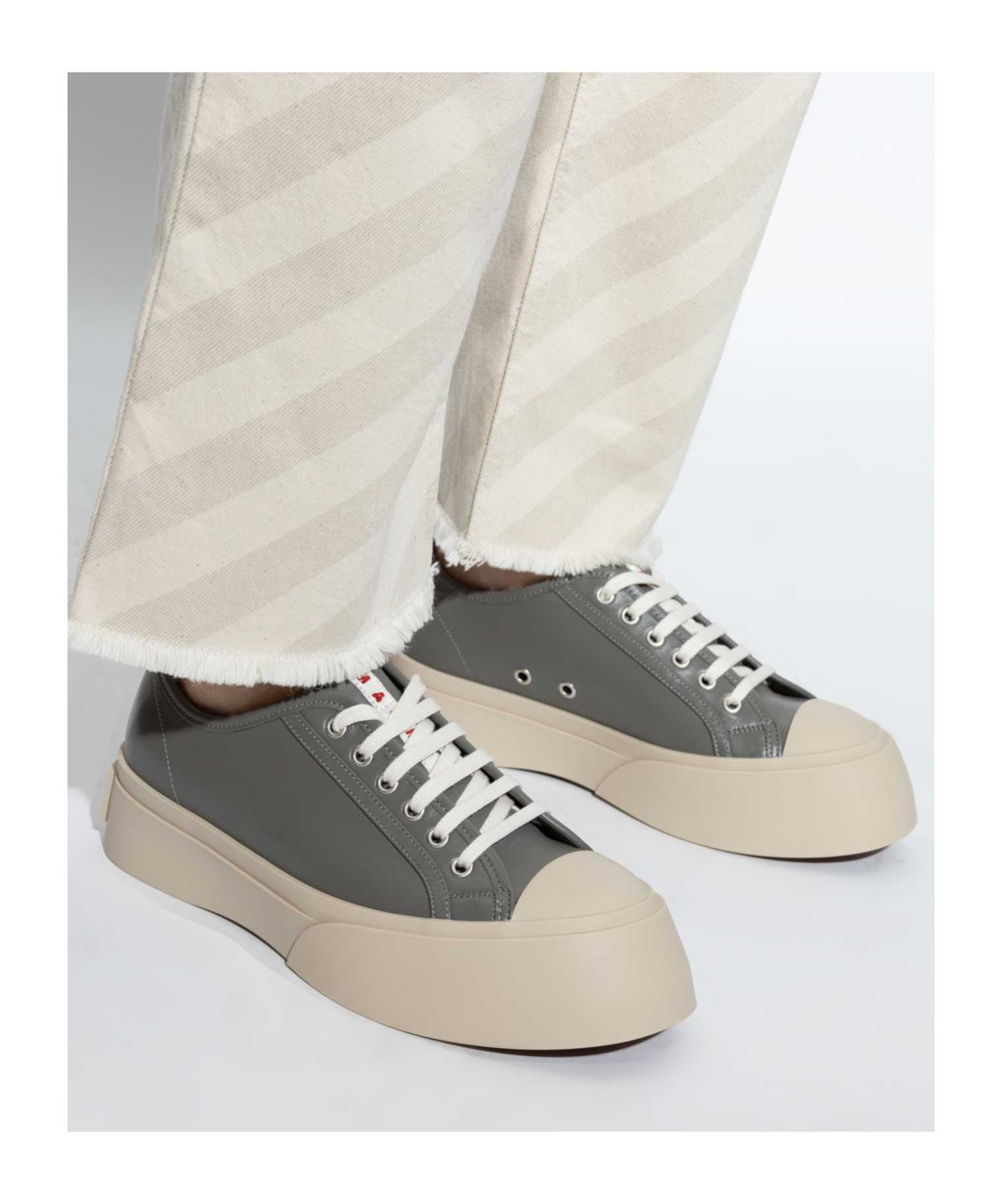 Shop Marni Pablo Sneakers In Nude