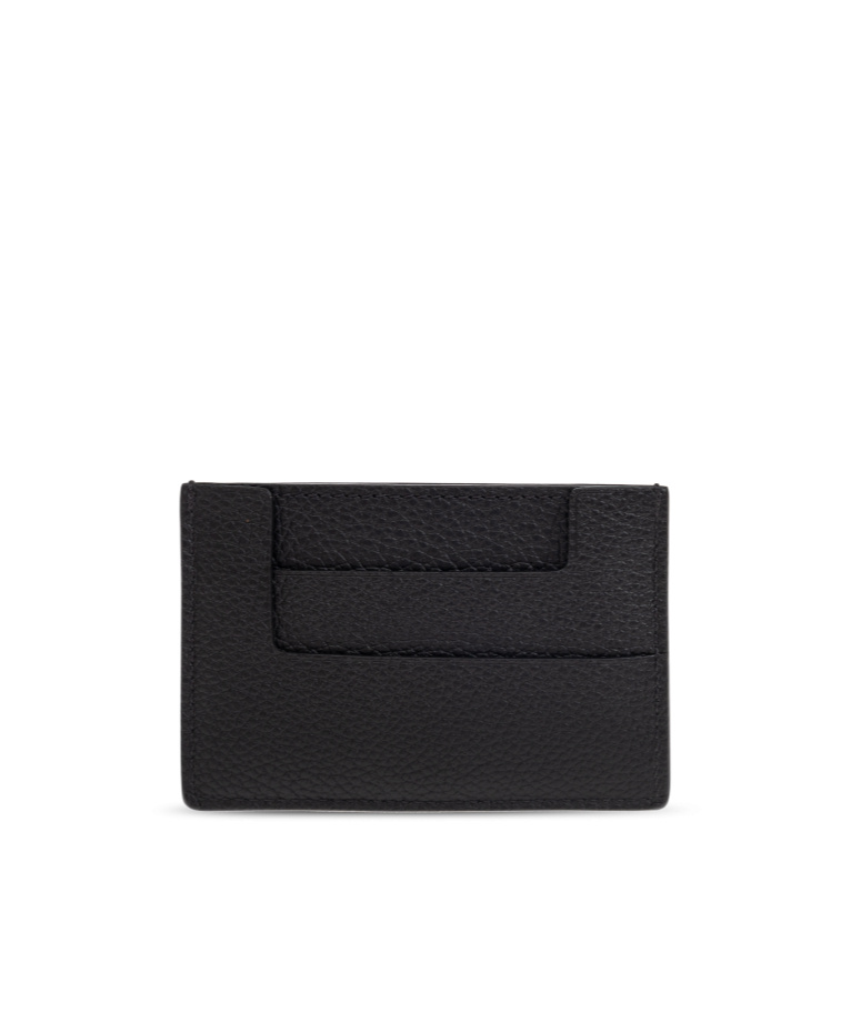 Tom Ford Tf Card Holder In Grained Leather