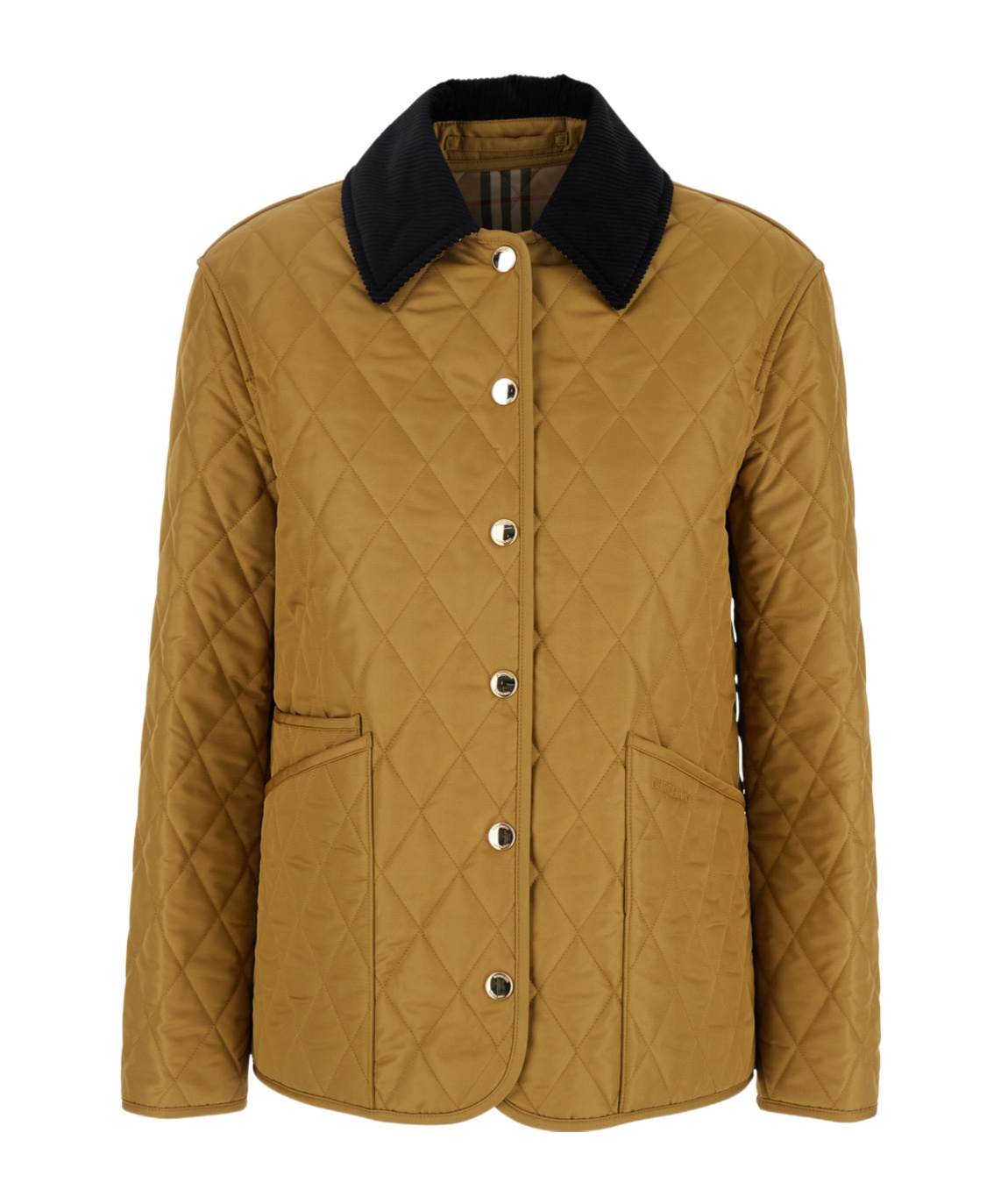 BURBERRY BURBERRY LOGO EMBROIDERED QUILTED JACKET