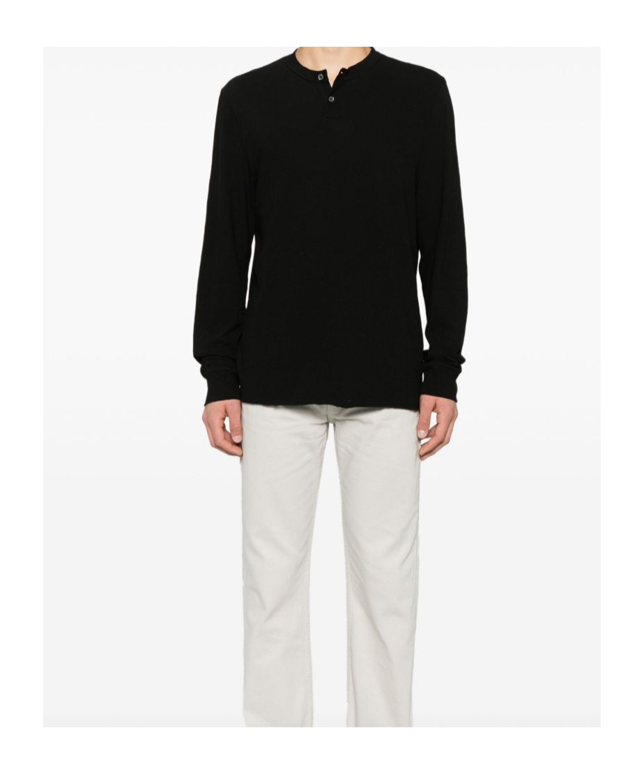 Shop James Perse Jersey Henley T-shirt