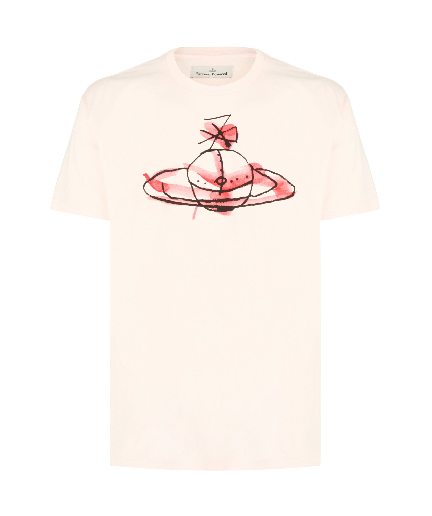 Vivienne Westwood Drawn Orb Classic T-shirt In Pink