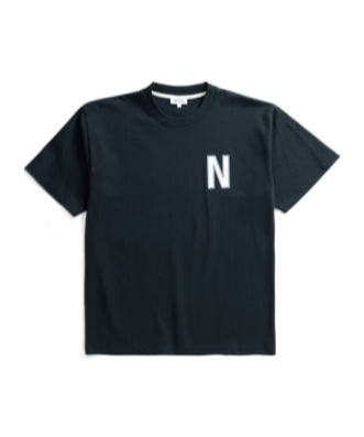 Norse Projects Simon Organic Cotton T-shirt In Black