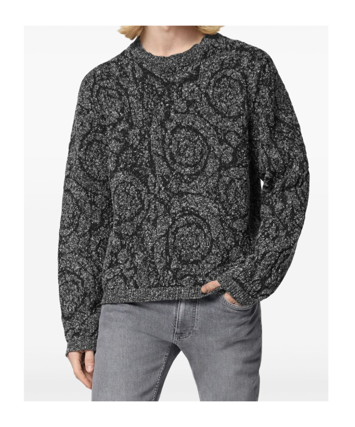 Versace Sweaters In Black