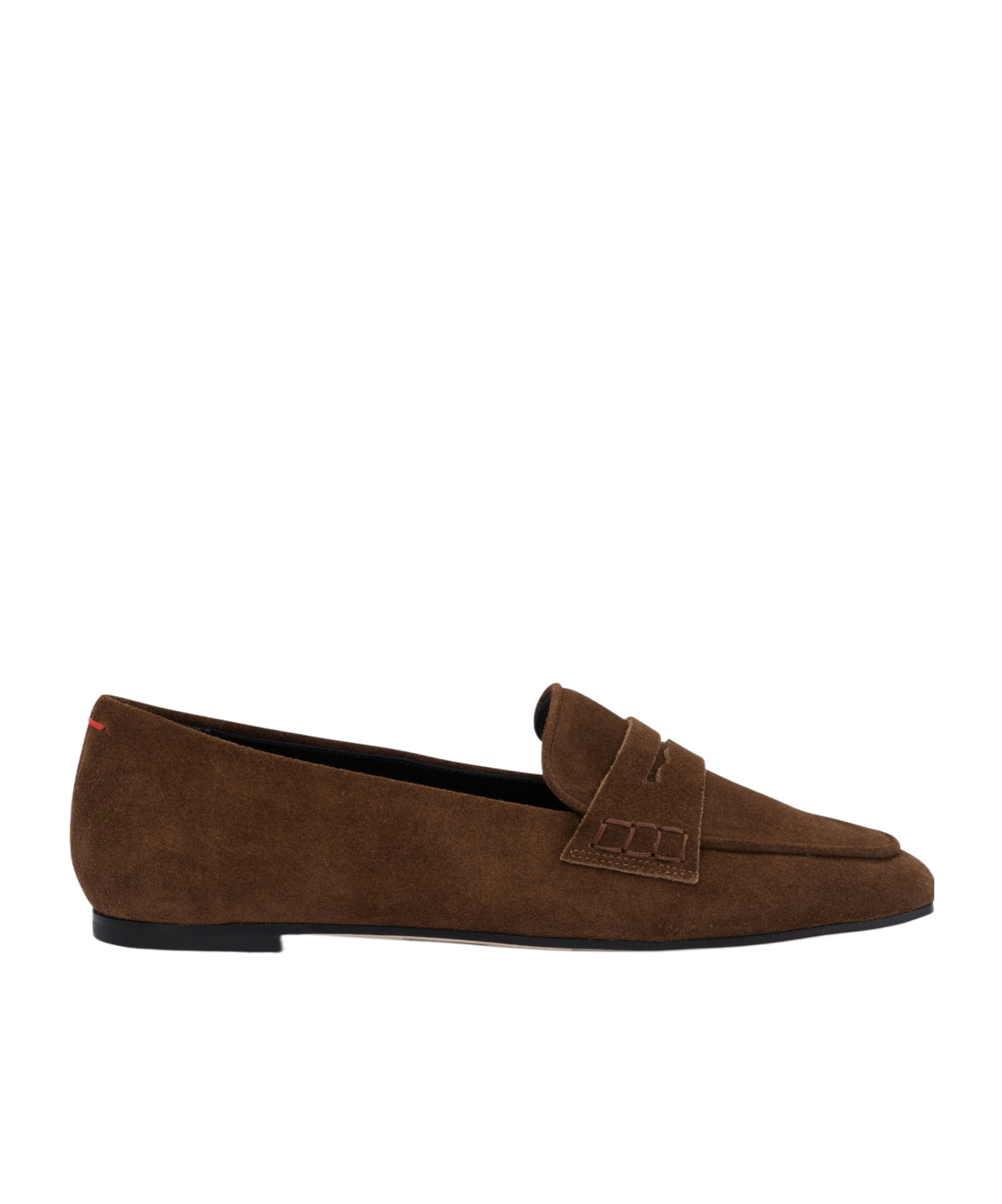 Aeyde Round Head Loafer Shoes In Brown