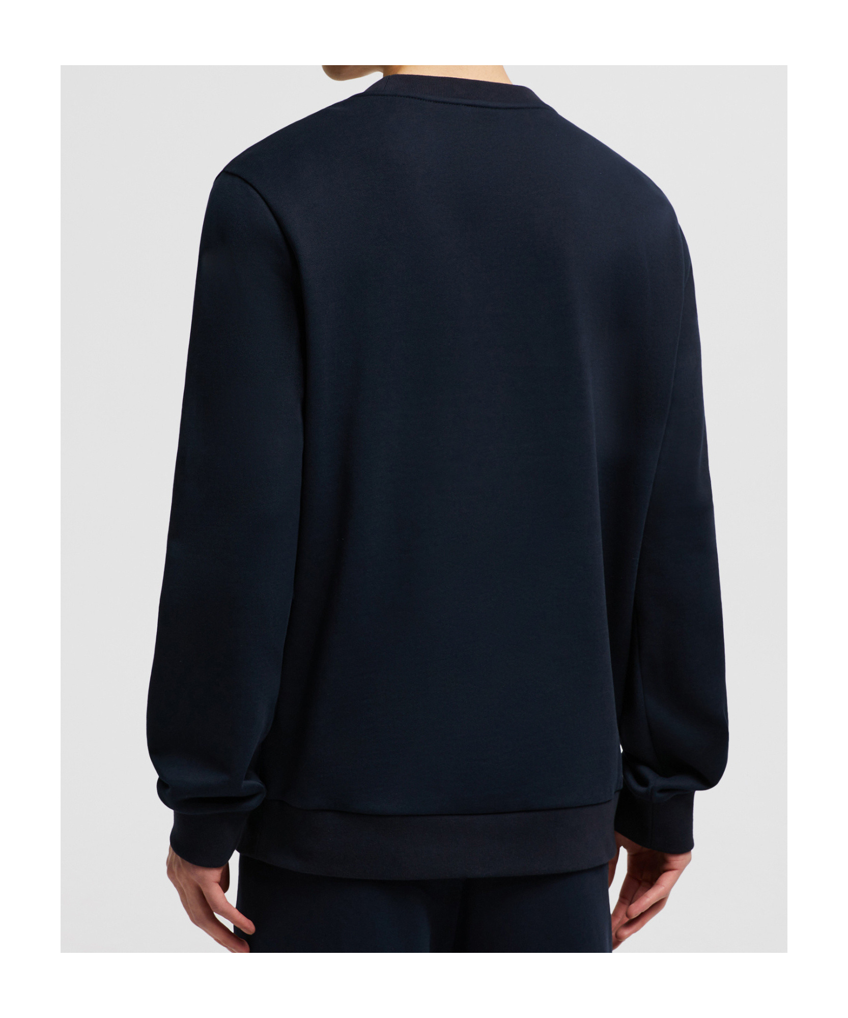 MONCLER MONCLER LOGO PATCH CREWNECK SWEATSHIRT