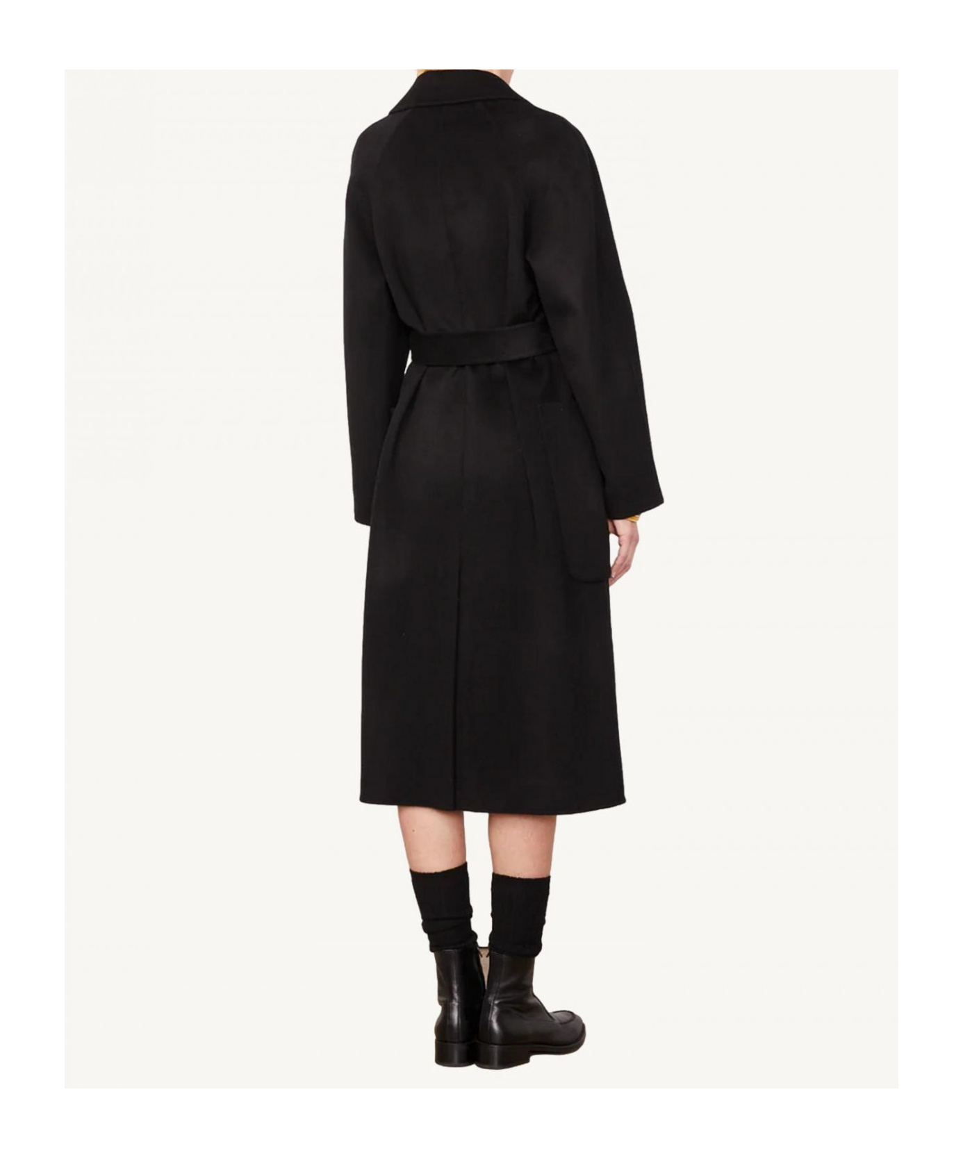 Officine Generale Single-breasted Coat In Black