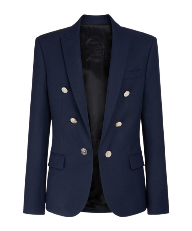 Balmain Button Suit Coat