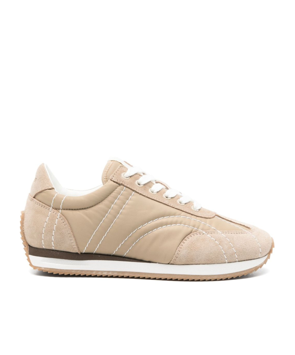 Totême Toteme Nylon Low-top Sneakers In Nude