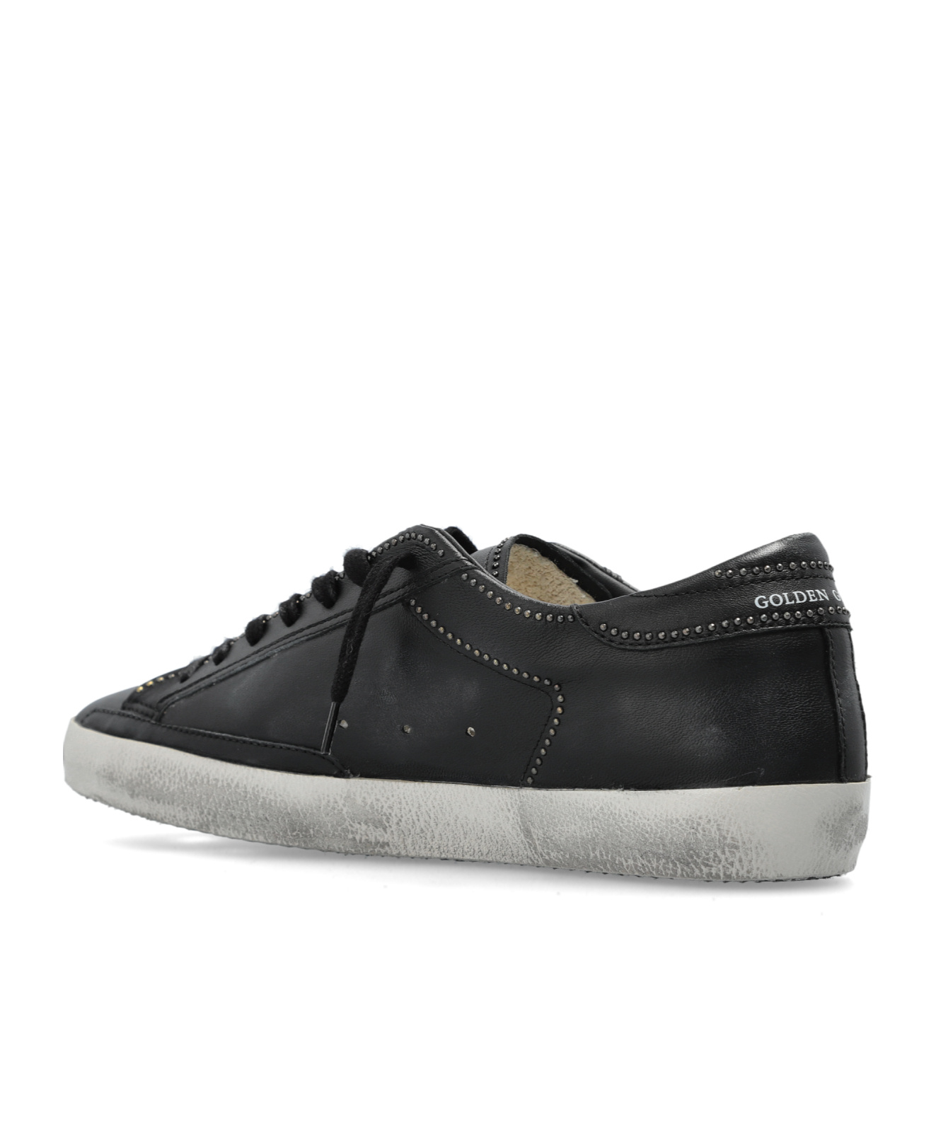 Golden Goose Round Head Low-cut Sneakers In Black