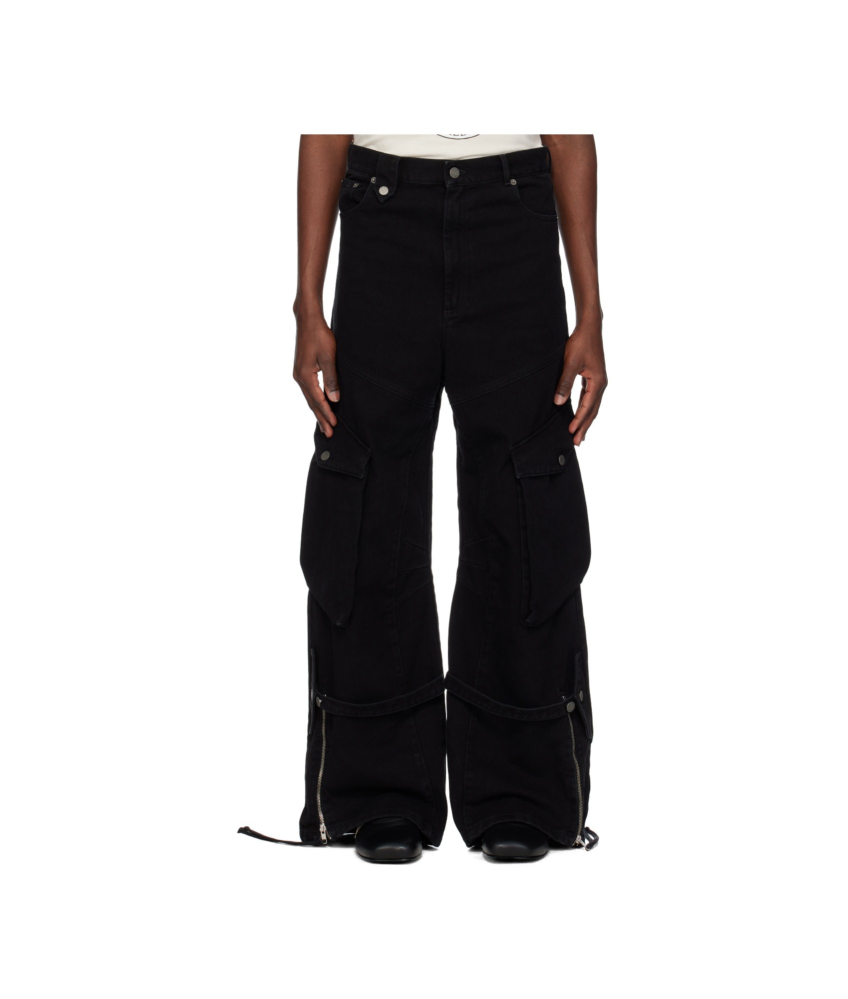 Egonlab Work Jeans In Black