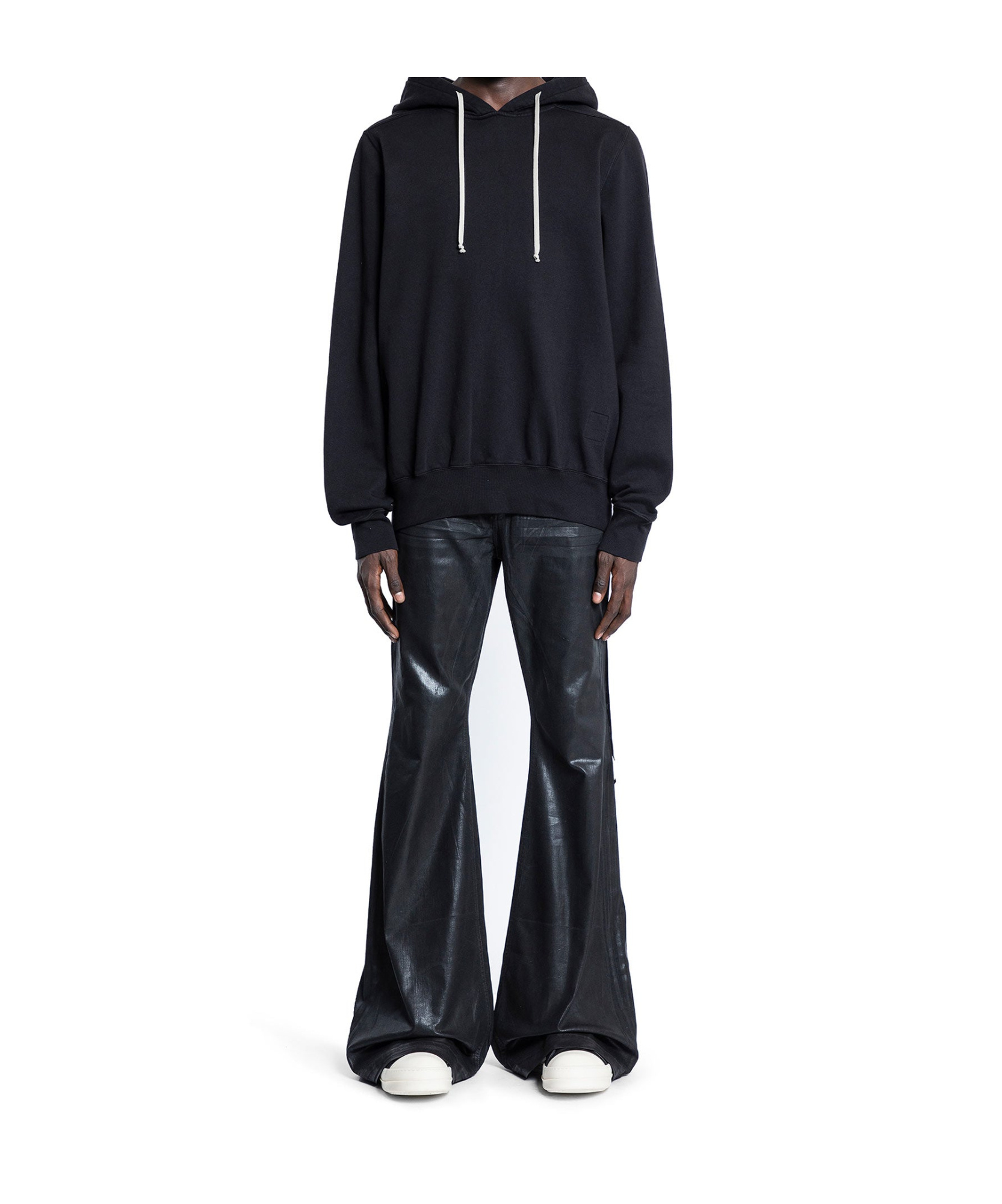 Rick Owens Drkshdw Long Sleeve Sweatshirt In Black
