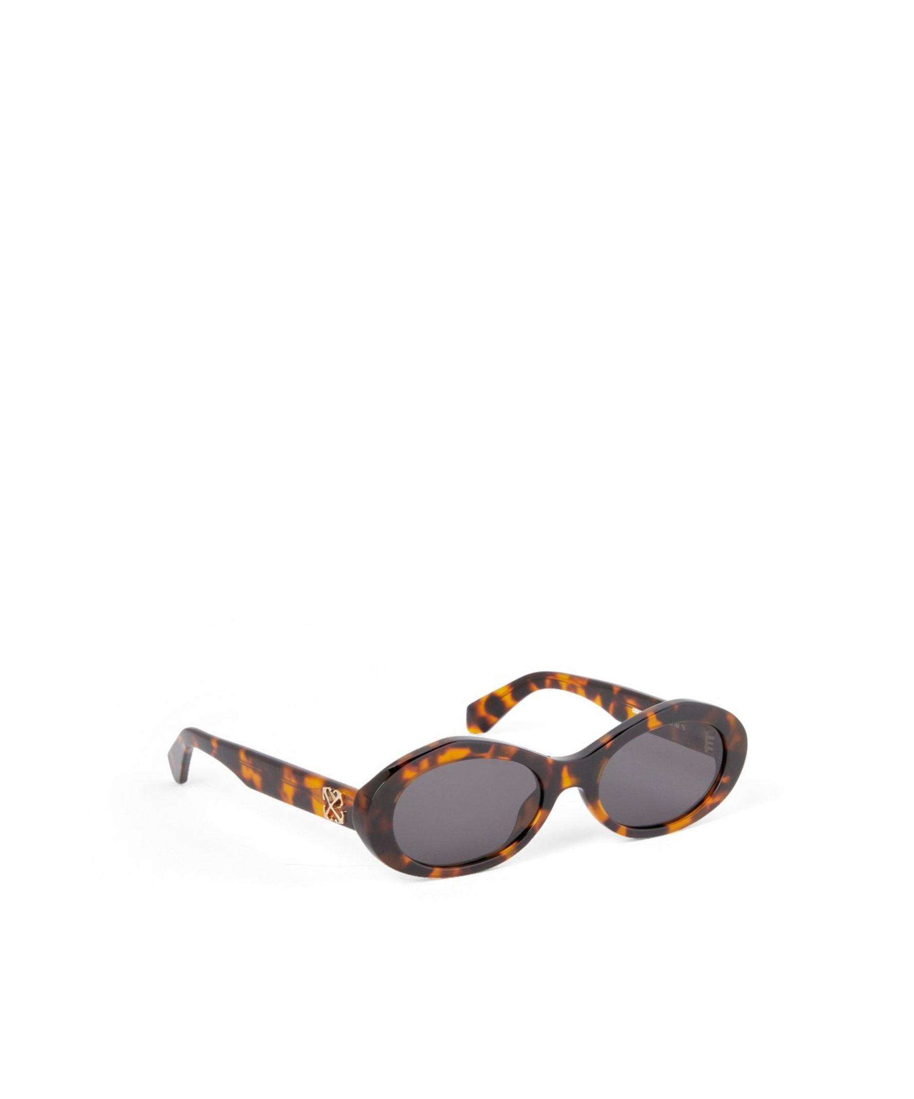 Off-white Full Frame Sunglasses In Gray