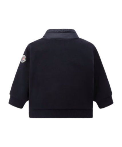 Moncler Padded Long-sleeved Down Jacket In Blue