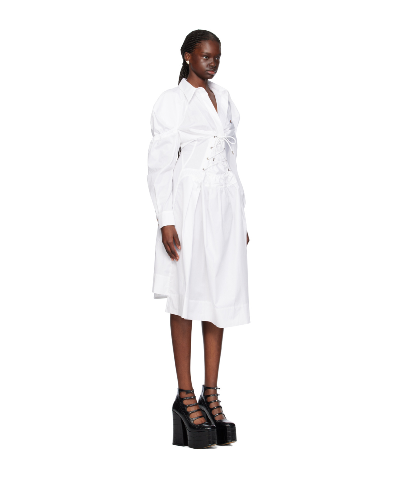 Vivienne Westwood Kate Medium Length Dress In White
