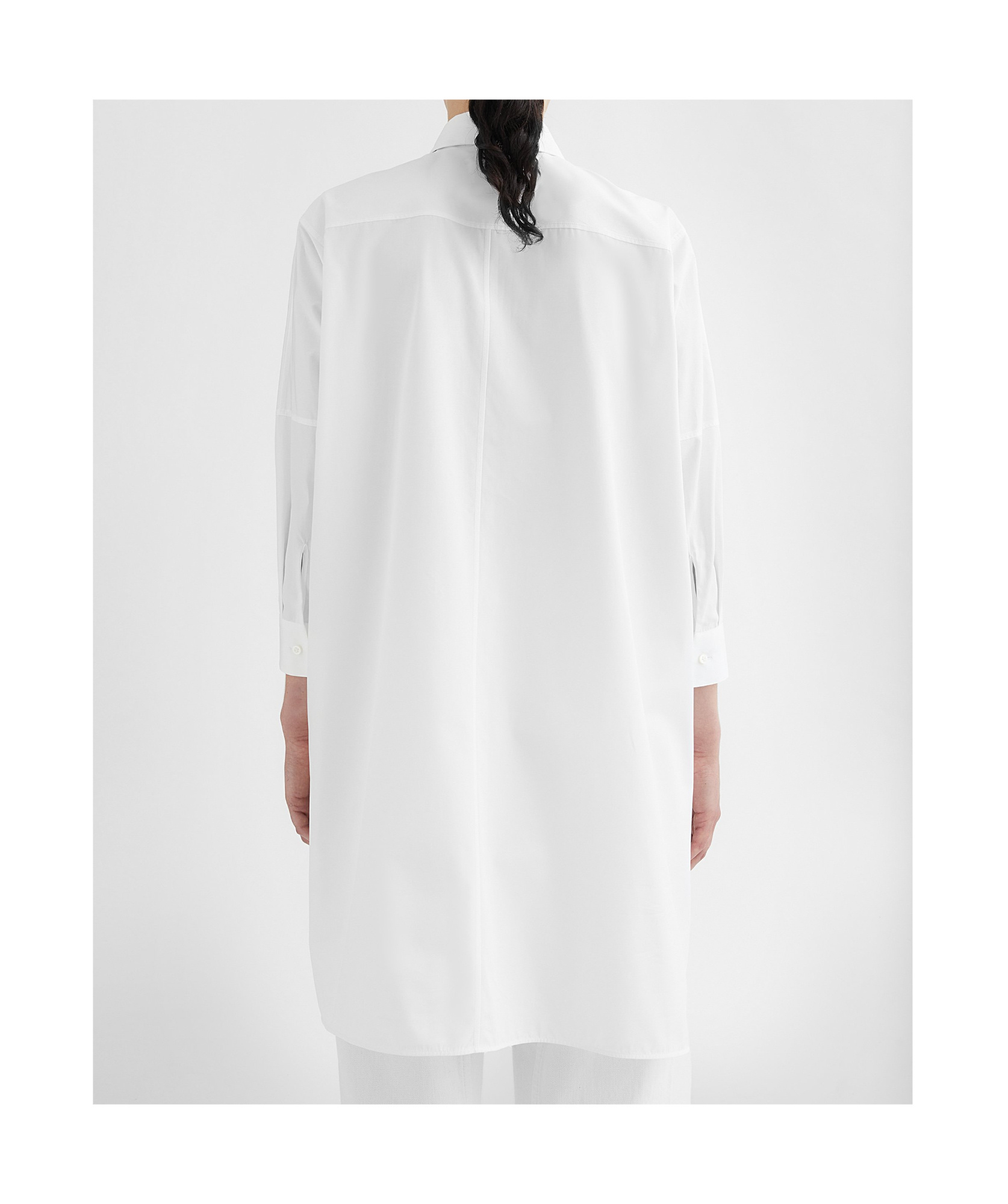 Jil Sander Shoulder Shirt In White