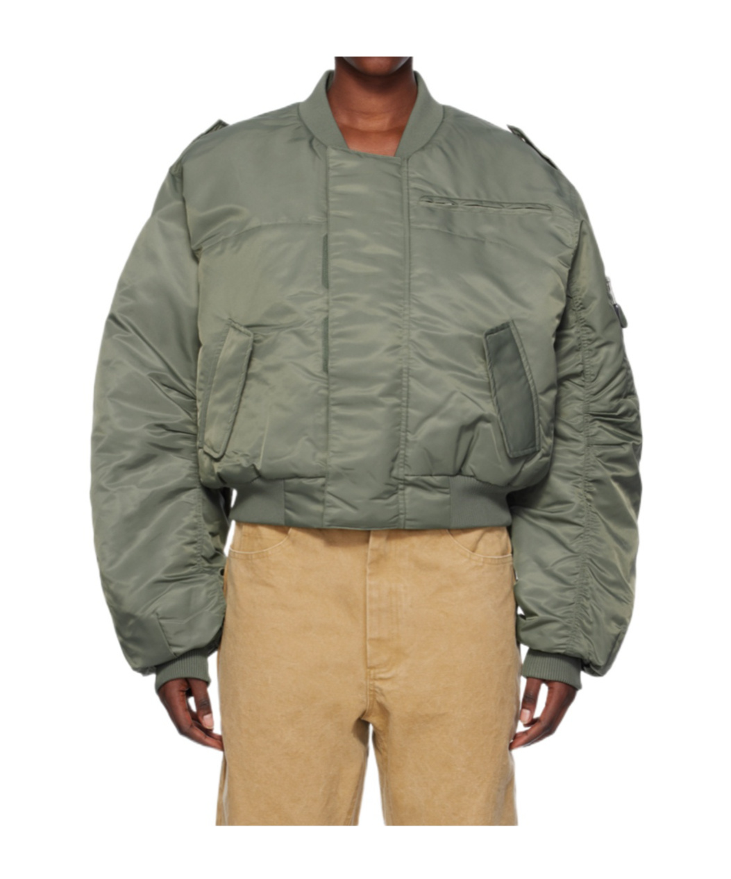 ENTIRE STUDIOS ZIPPERED PILOT JACKET