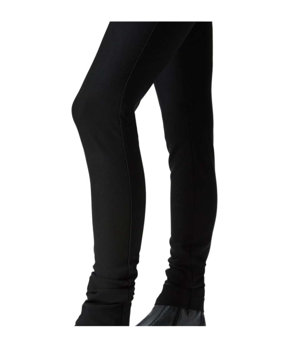 Shop Pinko Creased Straight-leg Trousers In Black