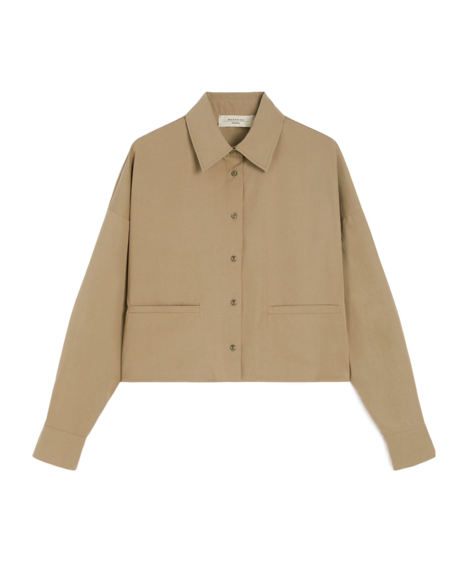 Max Mara Boxy-fit Heavy Cotton Shirt In Neutral
