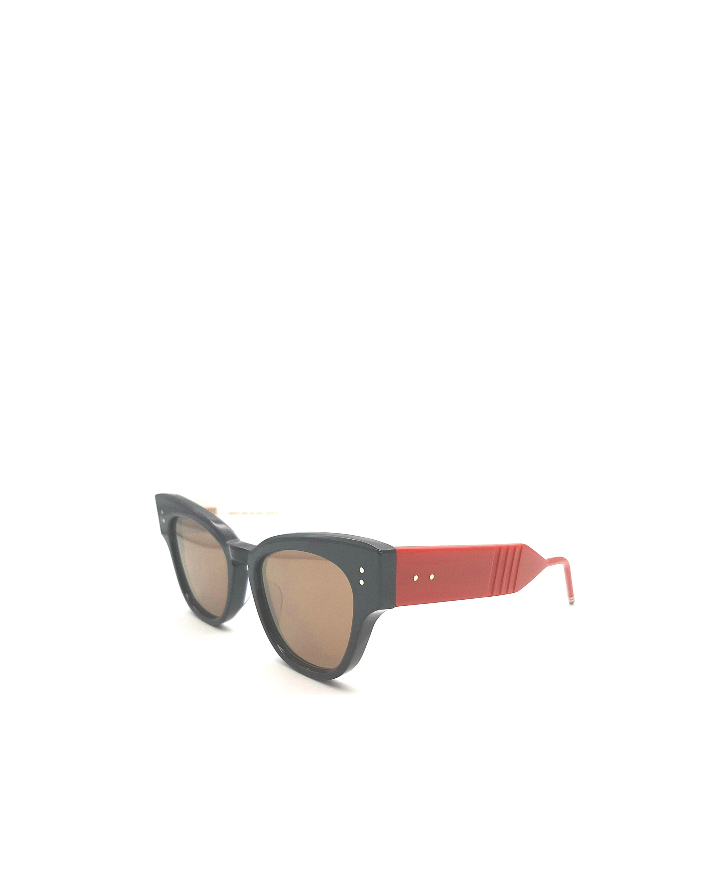 Thom Browne Logo Sunglasses In Brown