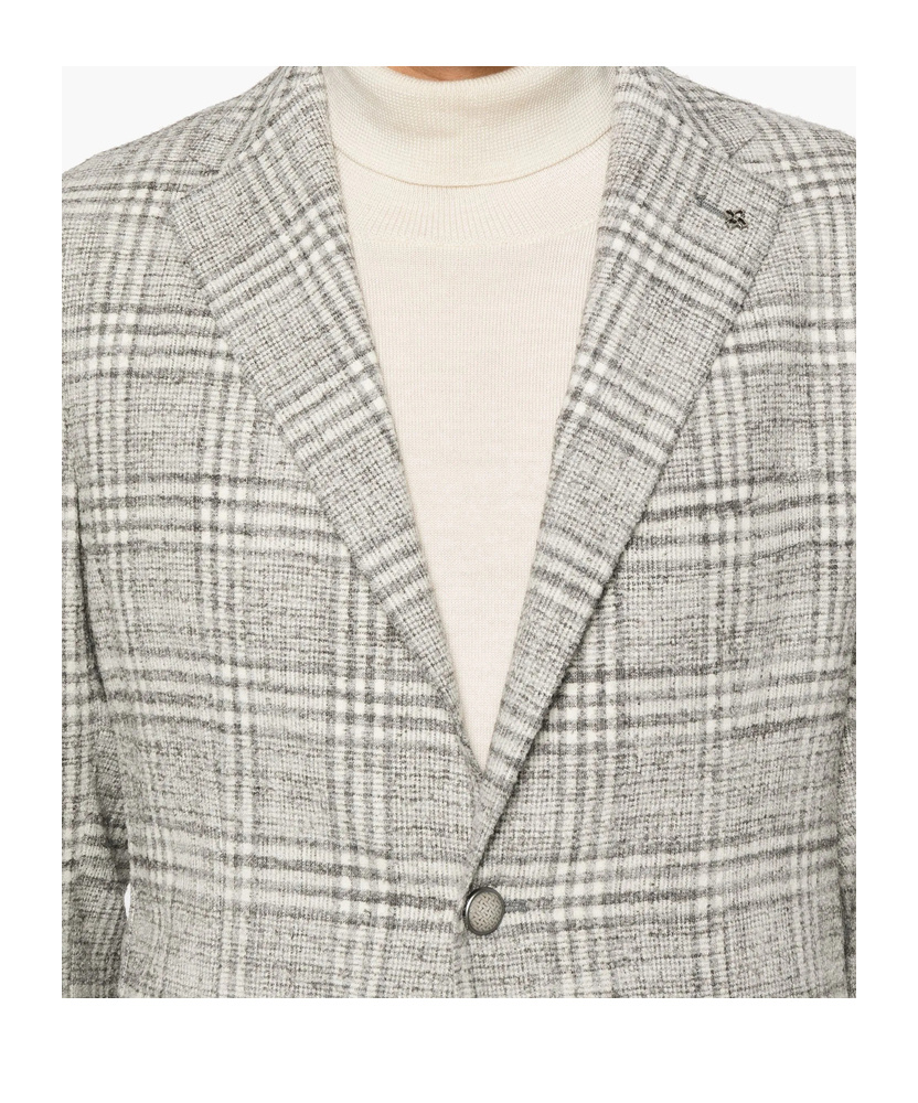 Tagliatore Jacket With Tartan Pattern