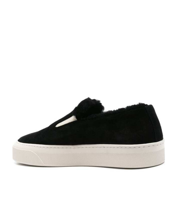 Common Projects Faux-shearling Loafers In Black