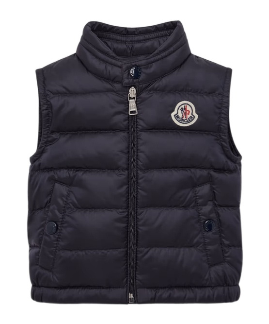 Moncler Blue Amaury Vest In Blue