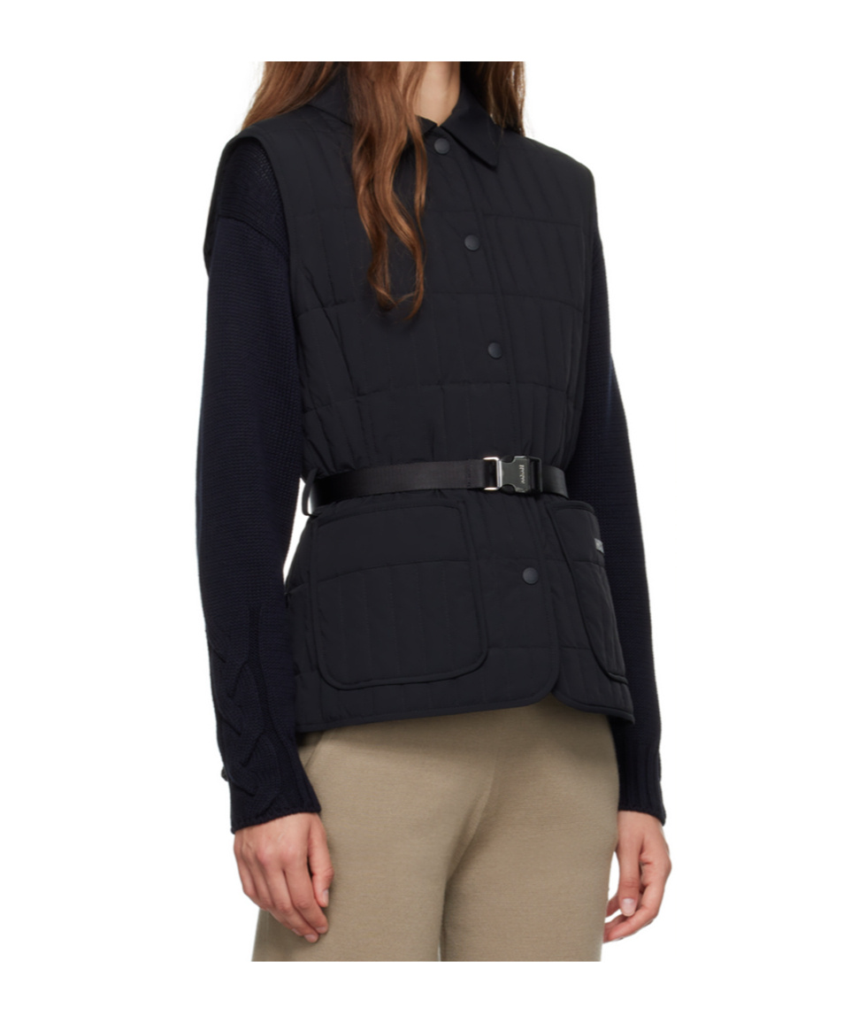 Mackage Helia Vest Down Jacket In Black
