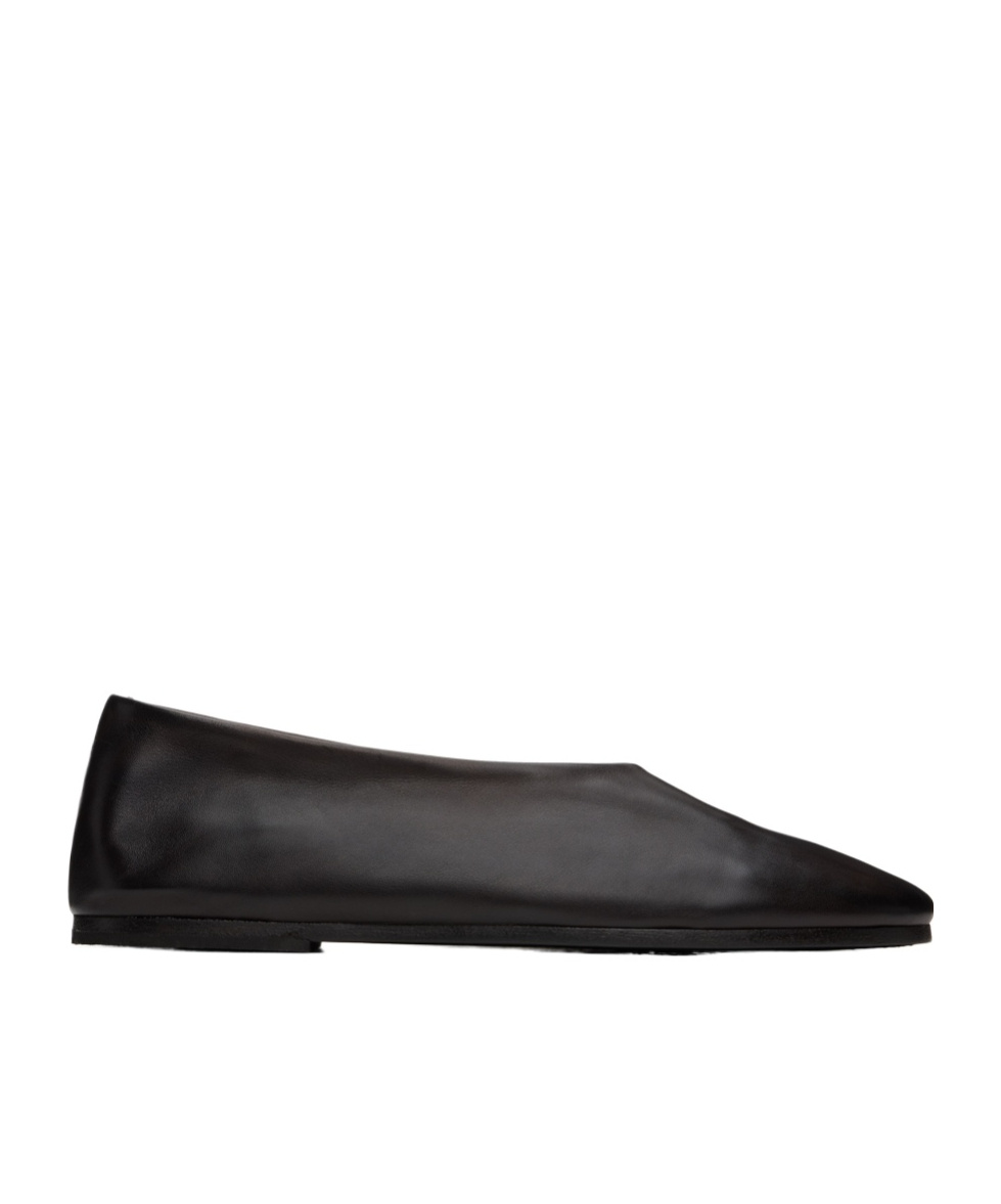 Marsèll Coltellaccio Round-headed Ballet Shoes In Black