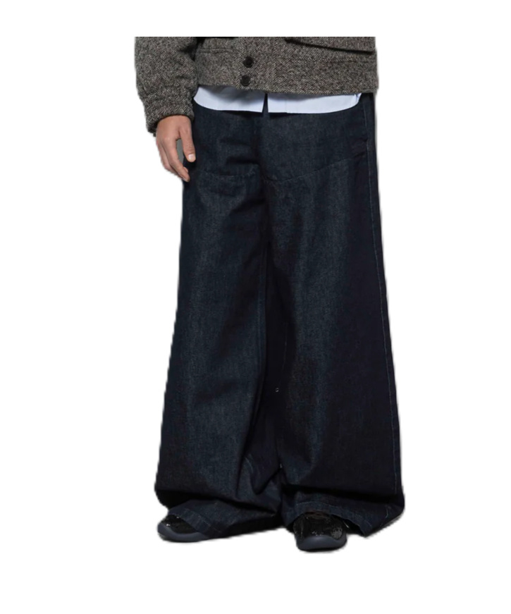 Dries Van Noten Belt Loop Jeans In Purple