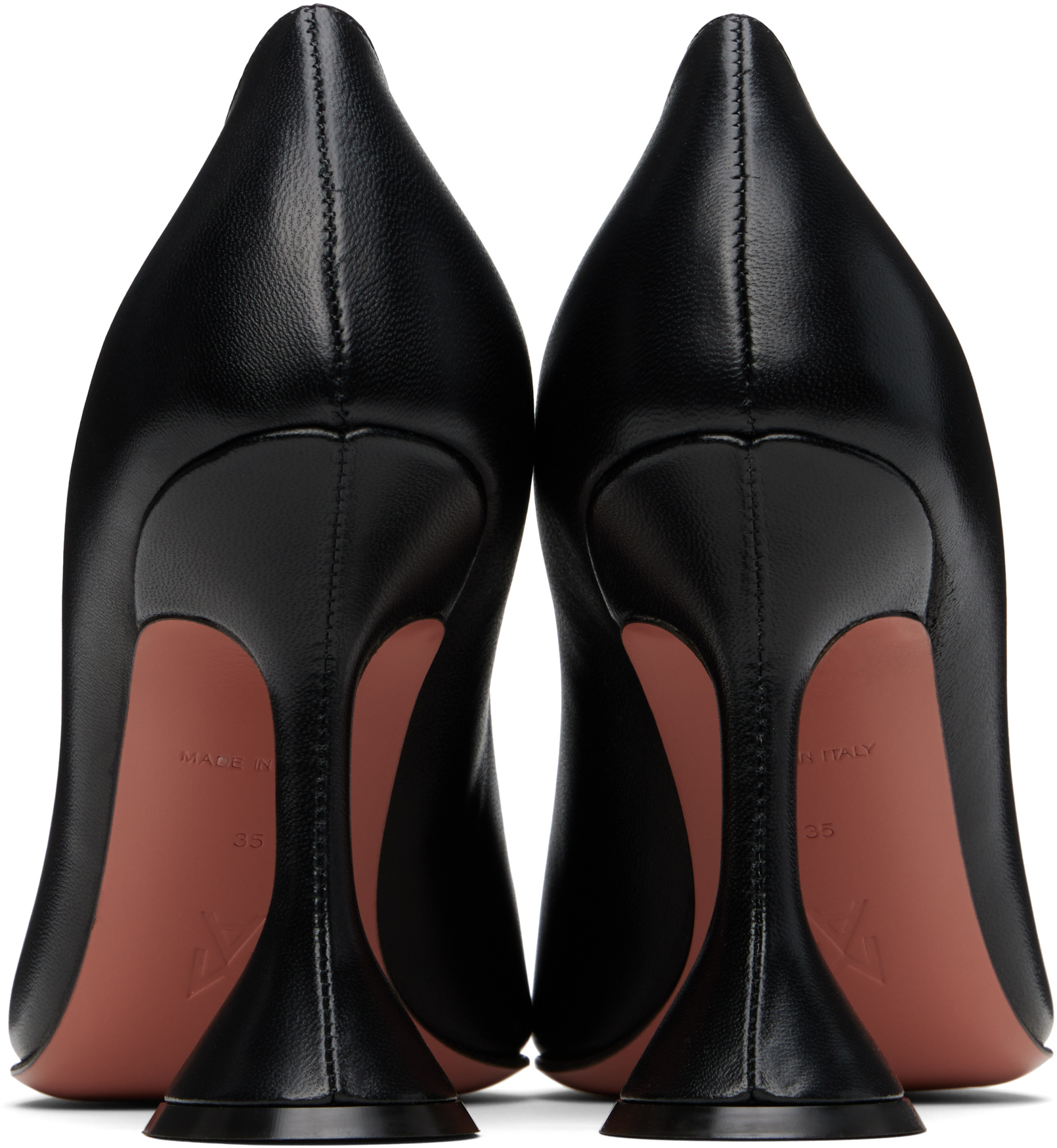 Amina Muaddi Ami Pump Heels In Black
