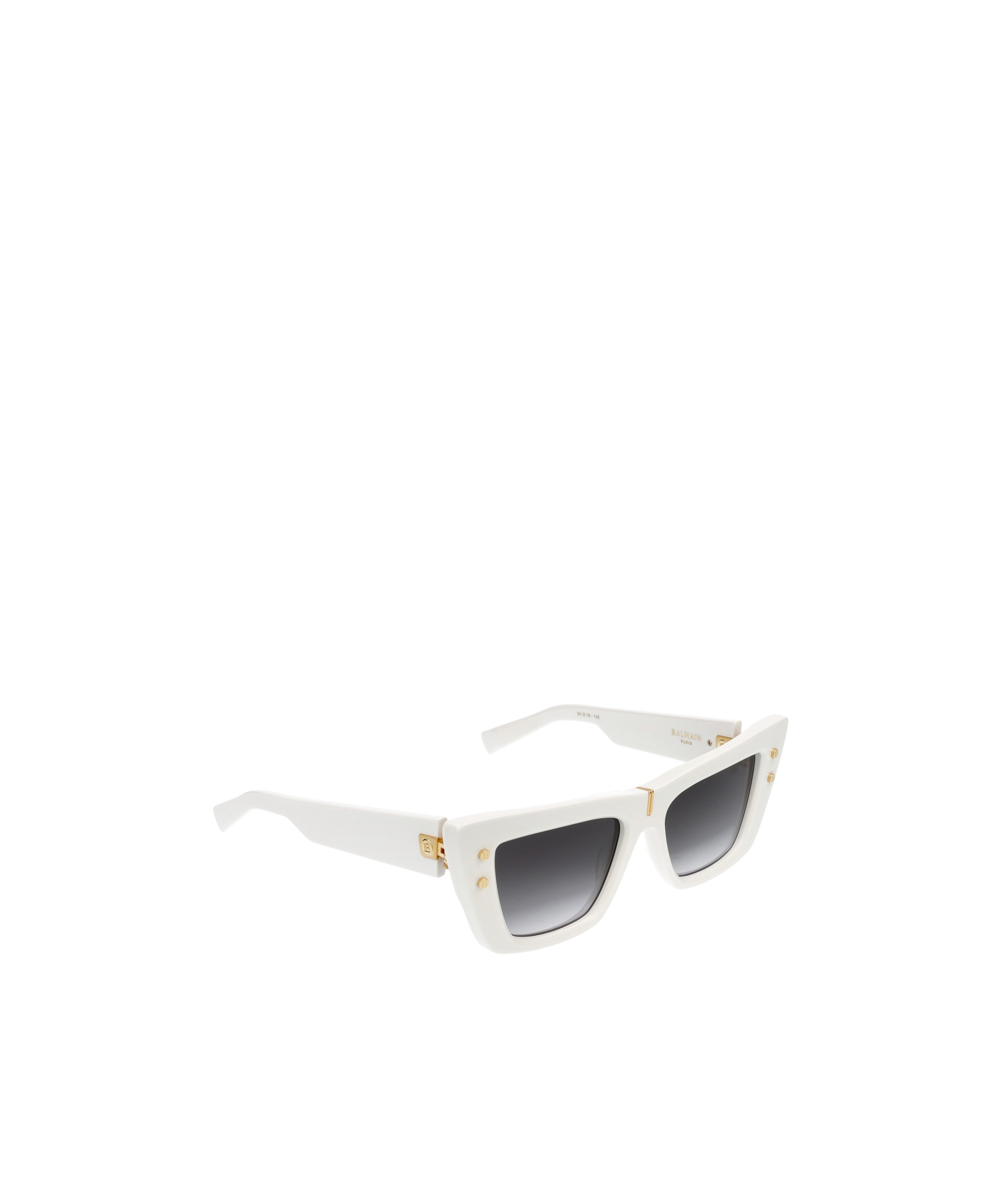 Balmain Cat's Eye Sunglasses In White
